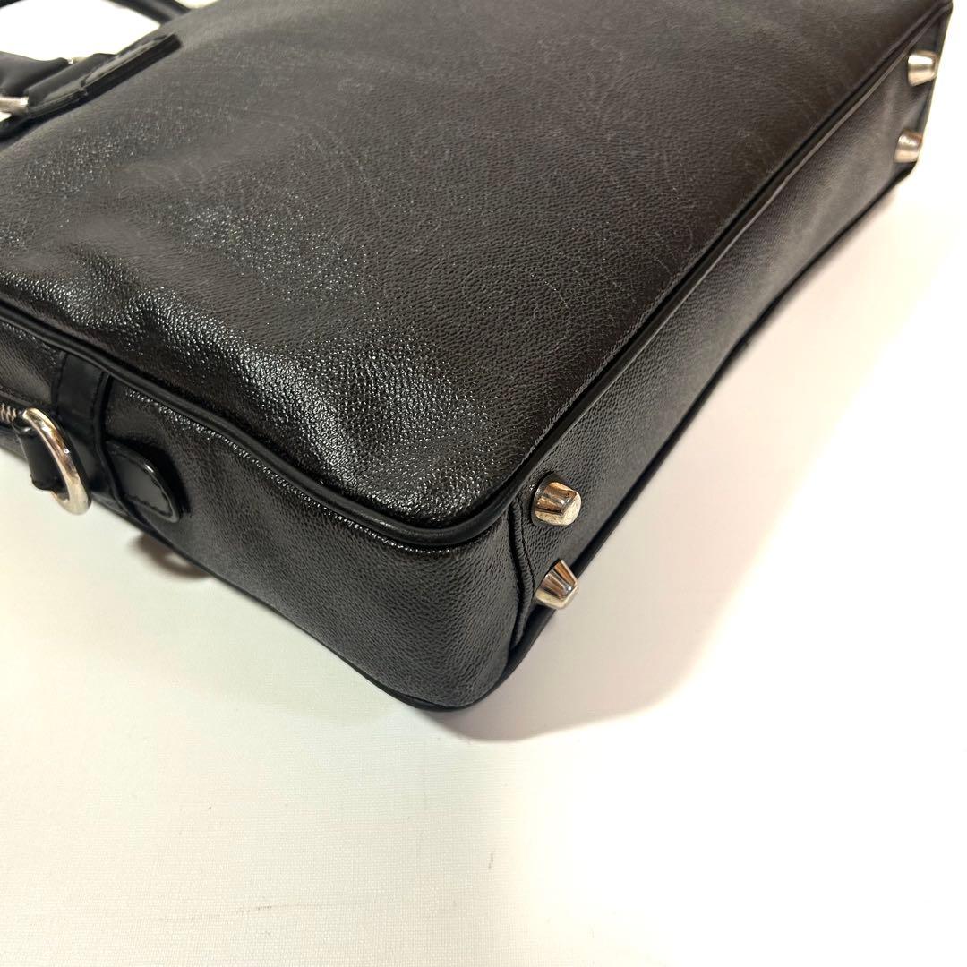 美品✨エトロ ブリーフケース ビジネスバッグ ペイズリー柄 黒