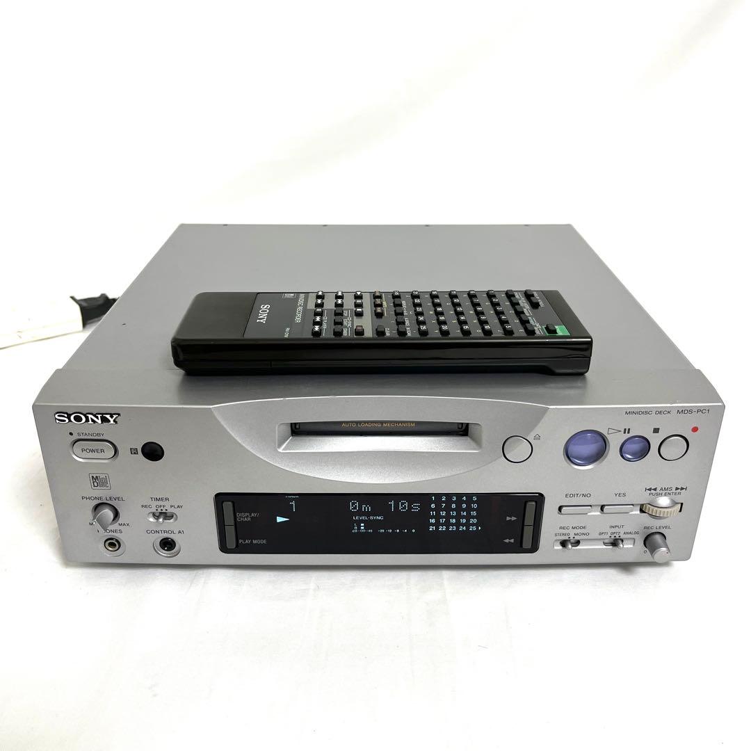 【動作確認済】SONY ソニー MDS-PC1 MDデッキ レコーダー