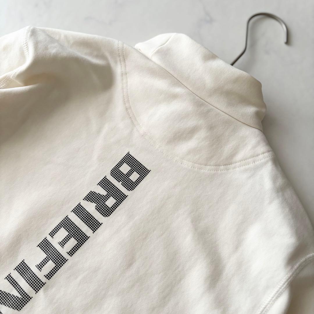 【最終価格】BRIEFING モックネック 裏起毛 ホワイト ゴルフレディース