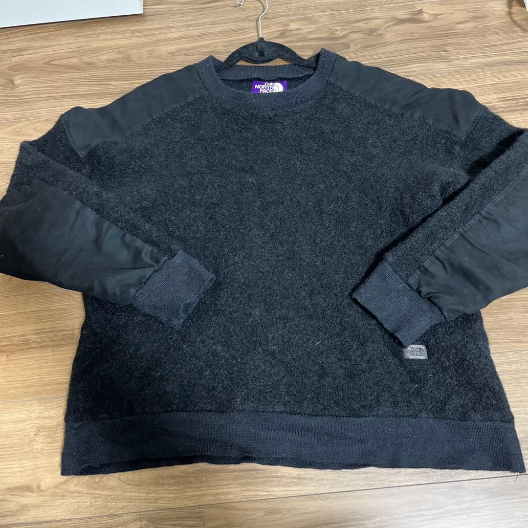 THE NORTH FACE パープルレーベルブラック ニット XL