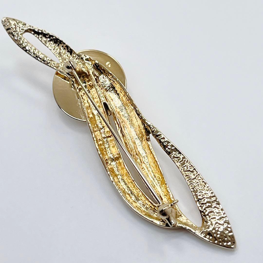 極美品✨田崎真珠　TASAKI タサキ マベパール　ピンブローチ コサージュ