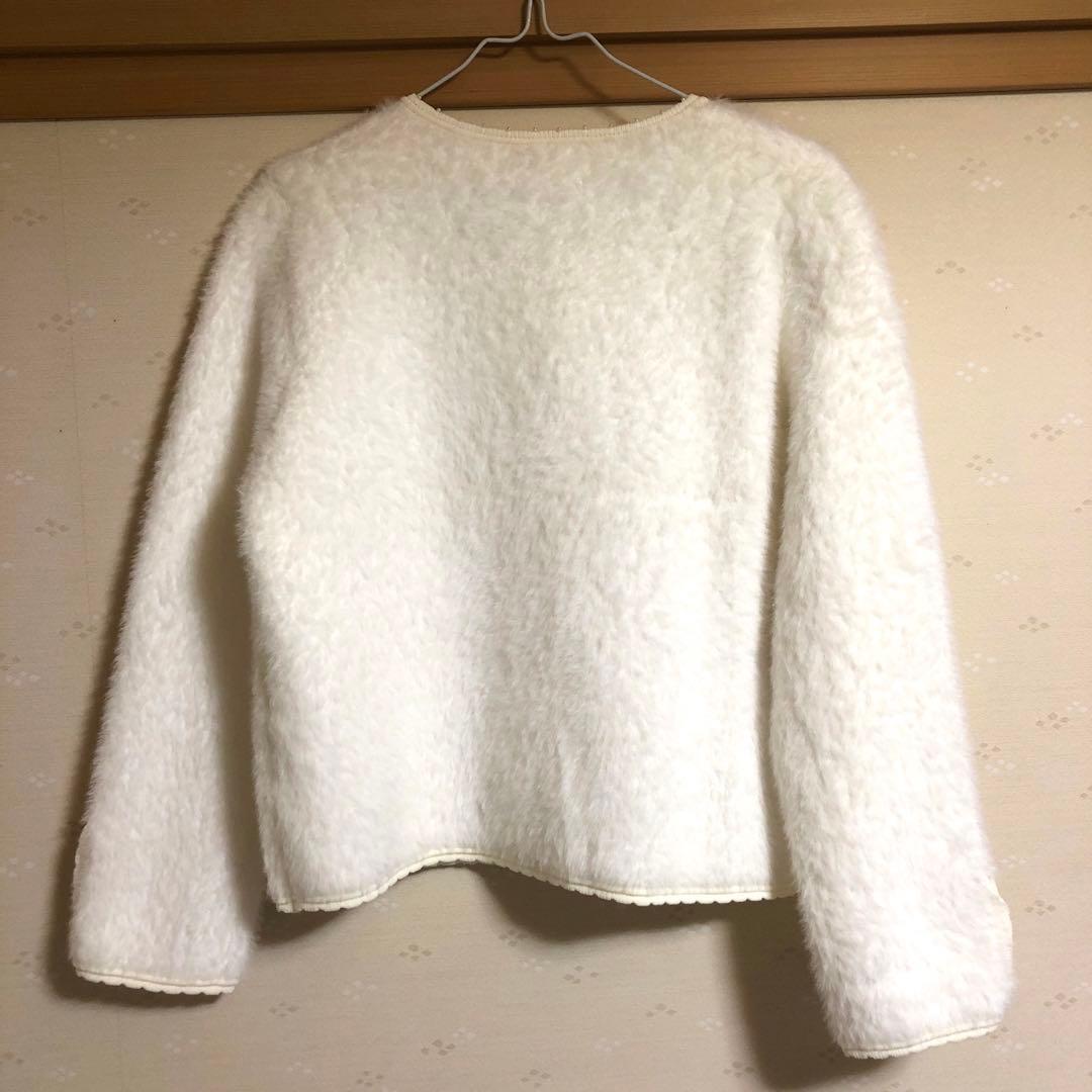 【新品タグ付き】PINK HOUSE ピンクハウス　カーディガン　アイボリー