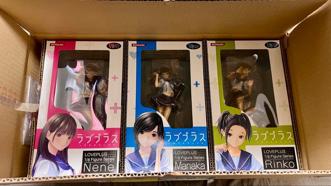【コナミスタイル】ラブプラス 1/8 フィギュアシリーズ セット 先着特典付き