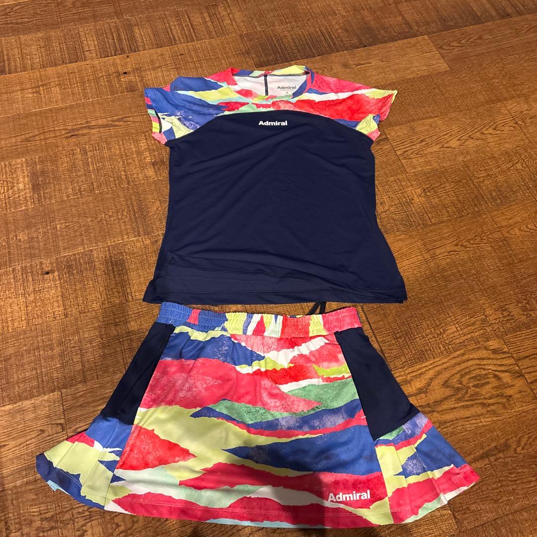 Admiral テニスウェア セット ネイビー/マルチカラー