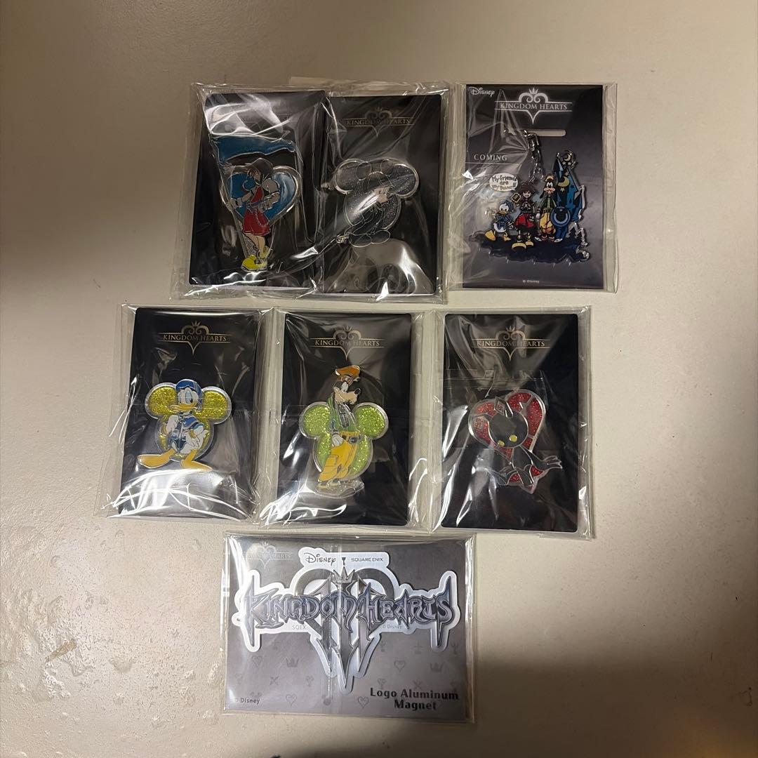 ②キングダムハーツ ロフト ピンズ 全5種類セット　ディズニー