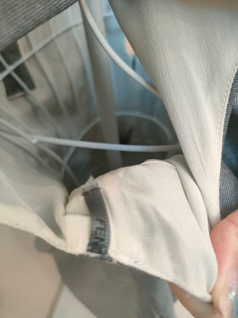 美しい‼️✨❤フェンディ FENDI ミンク付き ウールシルク ワンピース