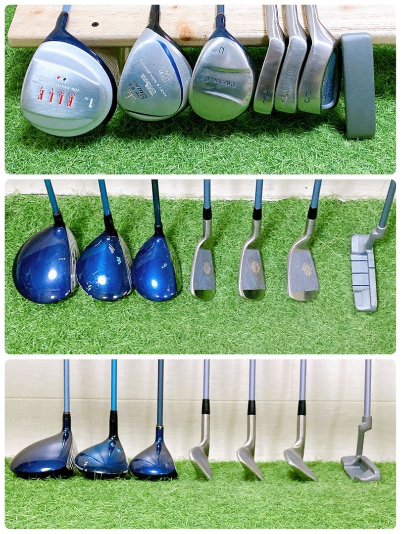 H6 初心者オススメ　ゴルフクラブ　レディースセット　右利き　バック　マンシング