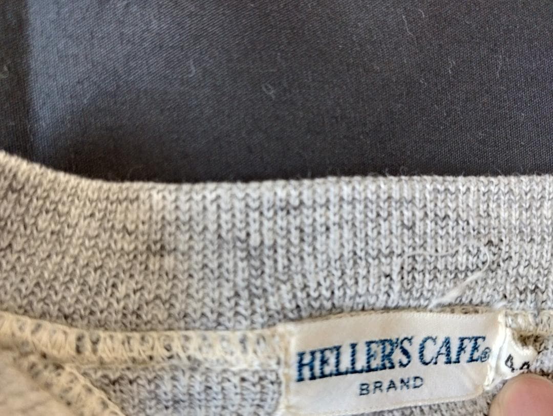 希少サイズ　ウエアハウス Warehouse ヘラーズカフェ スウェット　４４