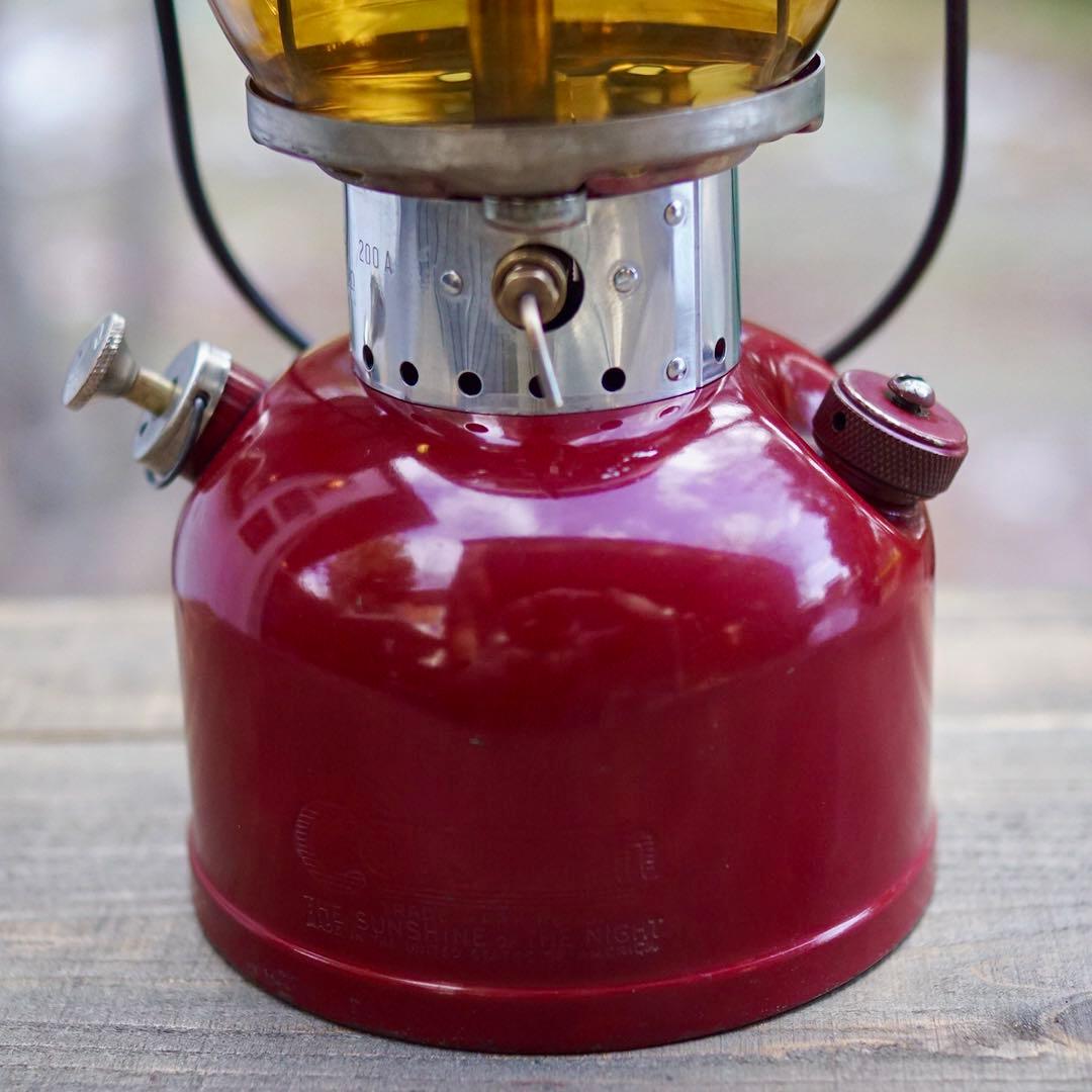 美品！1961/10製造　コールマン200A バーガンディー