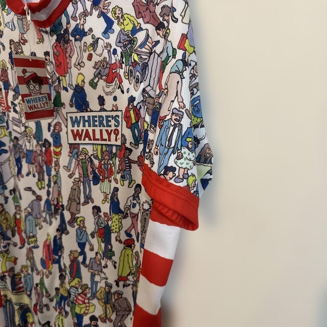 【新品・定価: 14,850円】サイクルジャージ ウォーリーを探せ Lサイズ