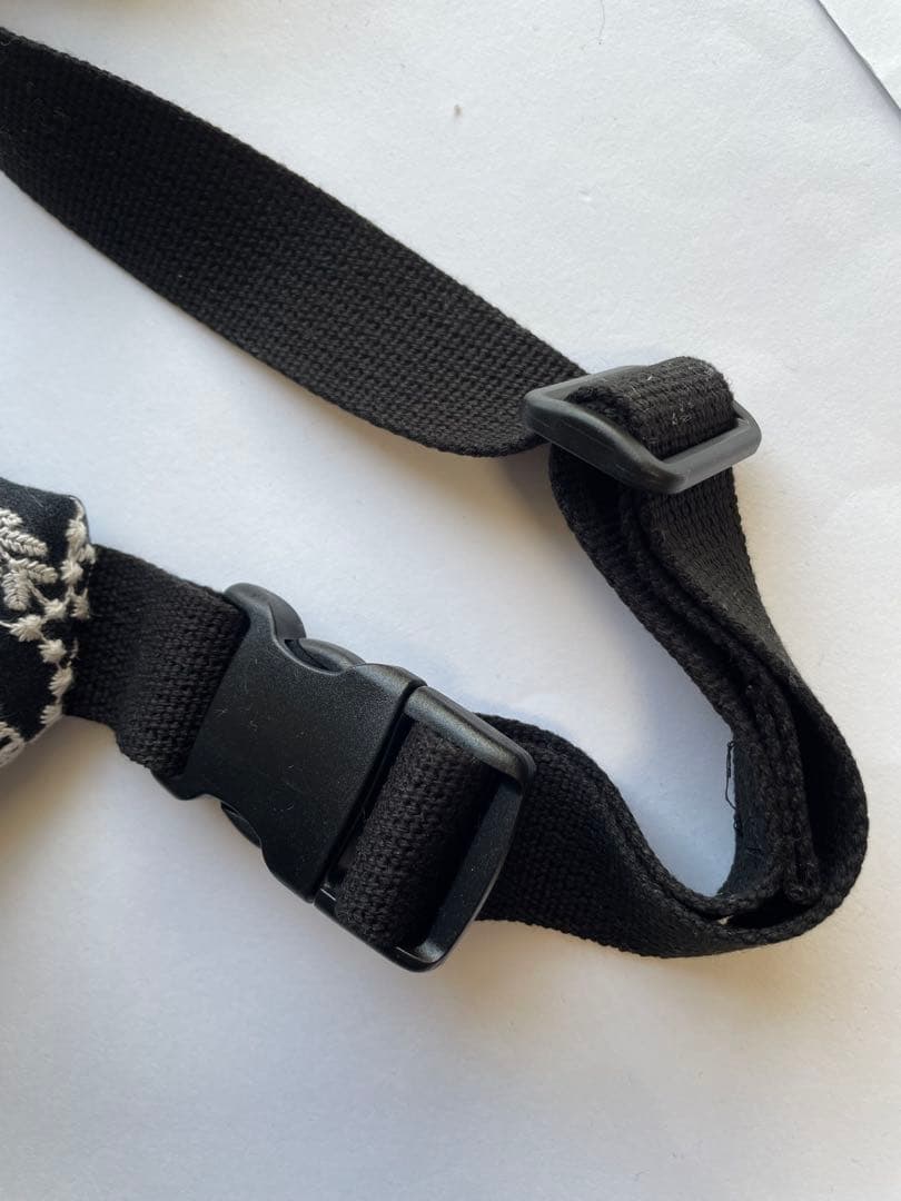 ミナペルホネン フォレストタイルダークネイビー　ハンドメイドボディバッグ