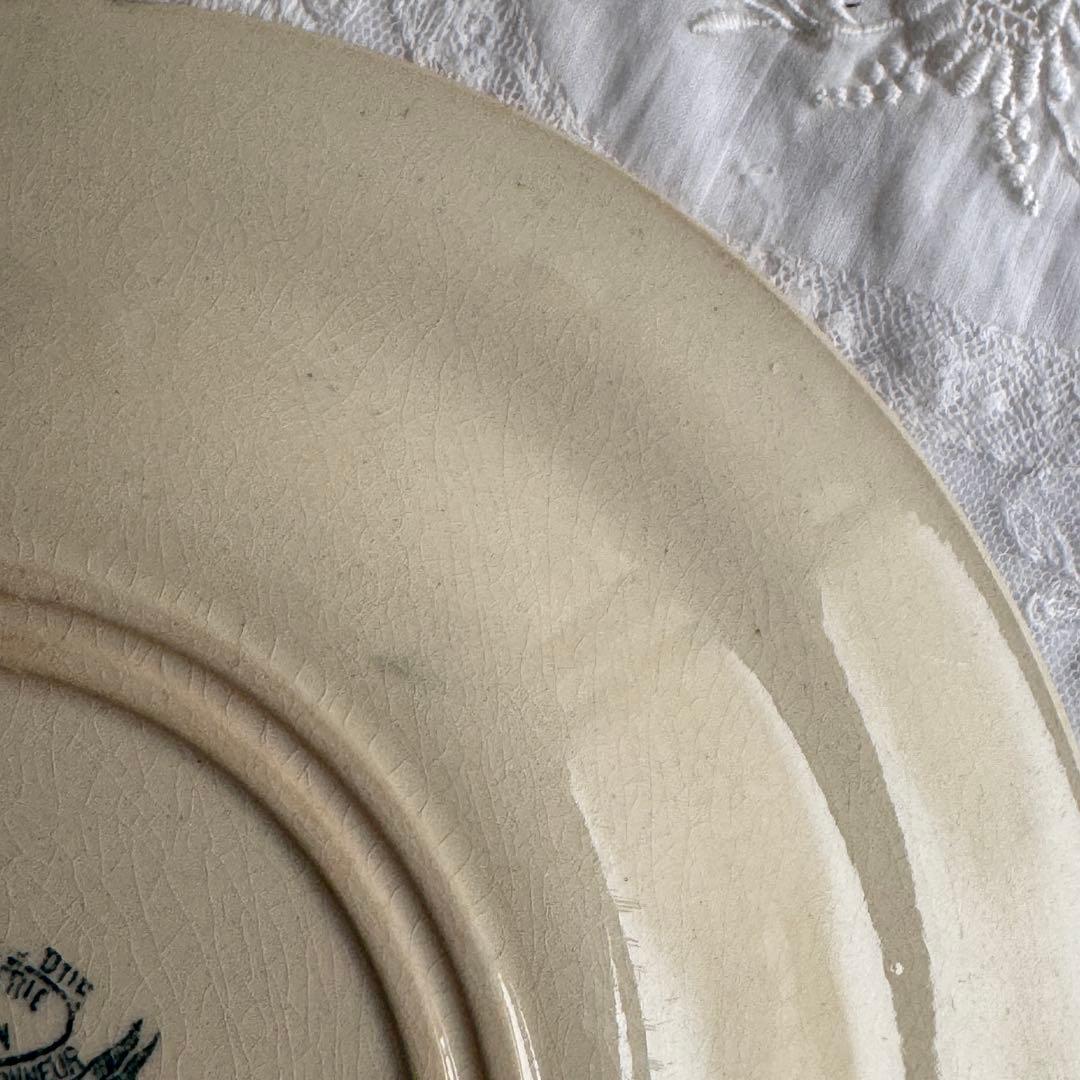 フランスアンティーク　Gien Bouquets de roses 深皿②