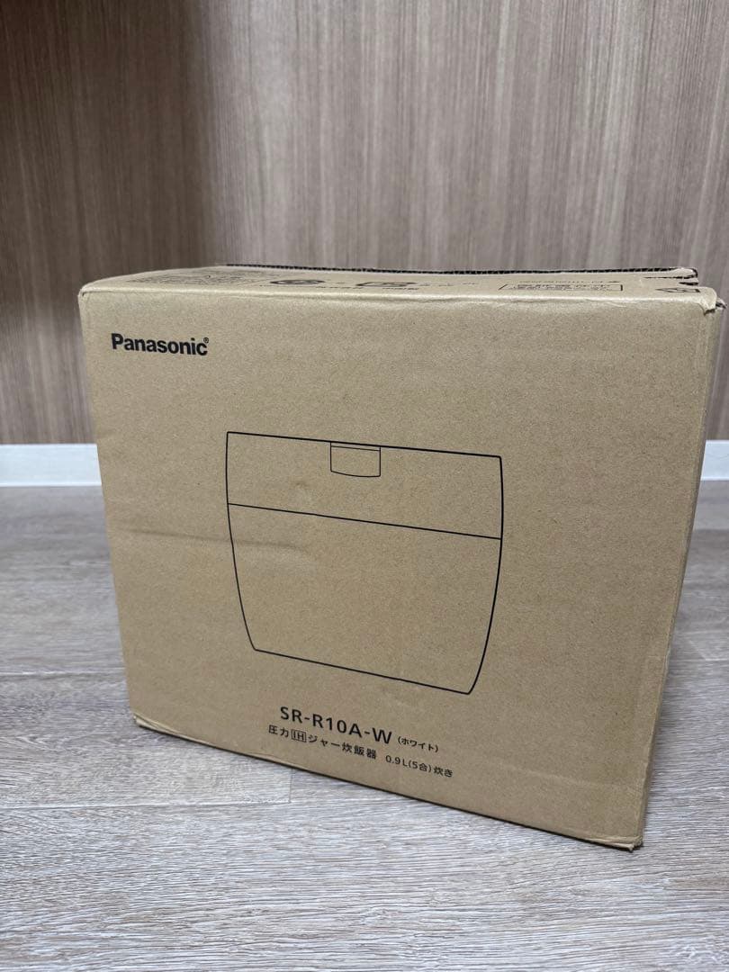 Panasonic 炊飯器 SR-R10A-W ホワイト