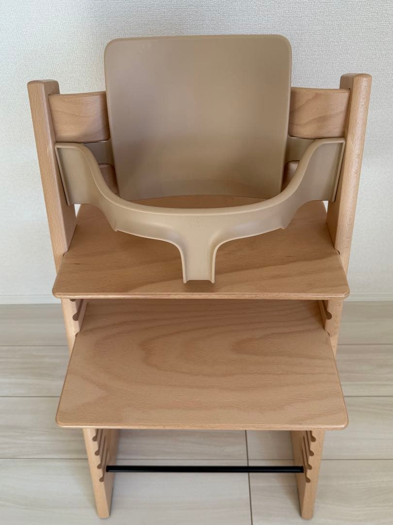 ストッケ　トリップトラップ　ナチュラル　ベビーセット付き