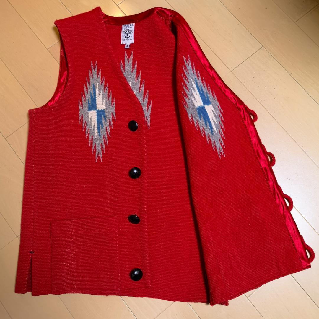 【美品】ORTEGA'S チマヨベスト 36 オルテガ レッド