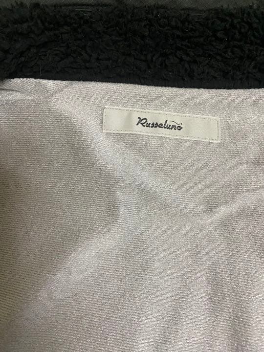 Russaluno フリースボアブルゾン6 ファー黒