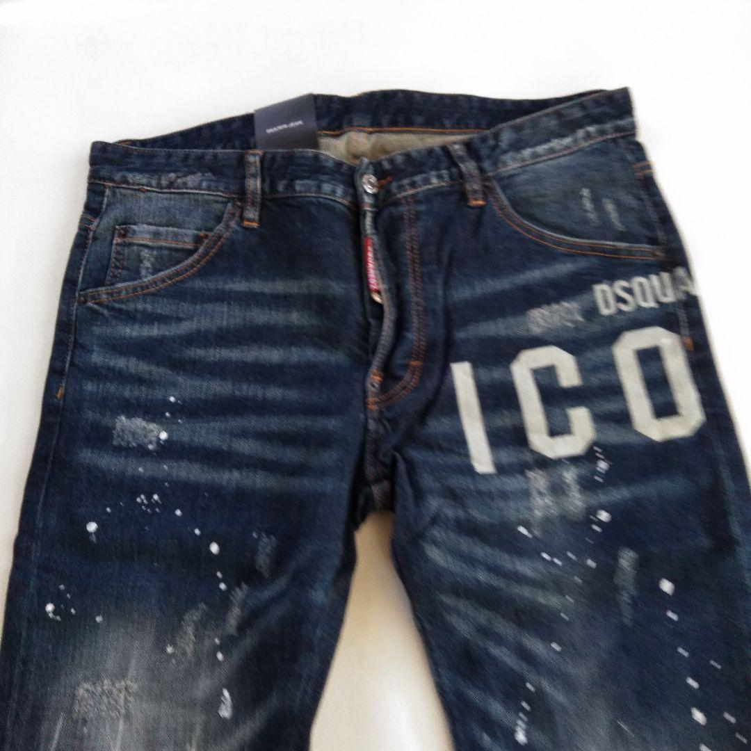 DSQUARED2 ダークブルースリムフィットデニム　50