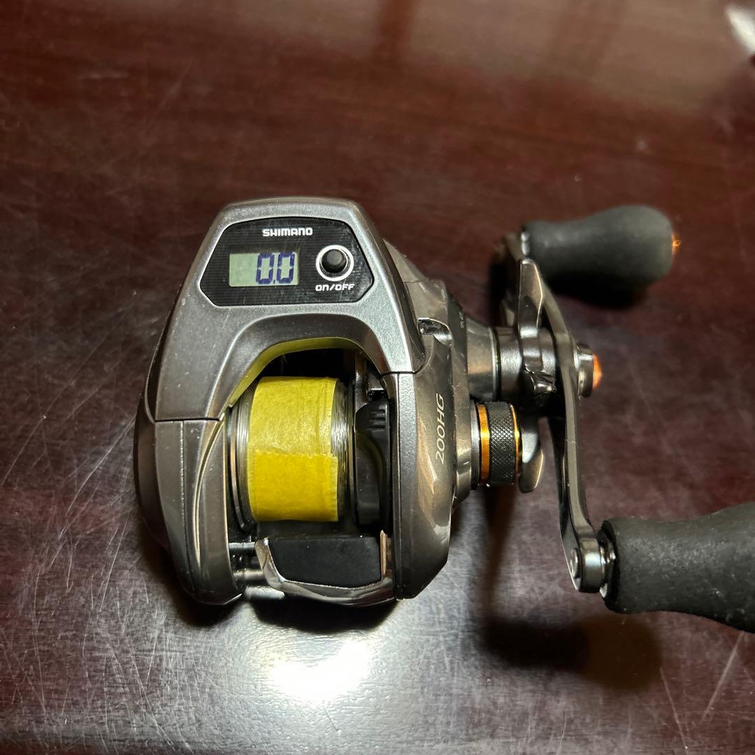 カウンター付きベイトリール　シマノ バルケッタ 200HG 海上釣堀　船