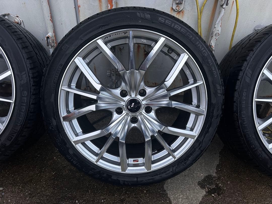 レオニスLV 19インチ 5H114.3 4本セット(タイヤ付き)