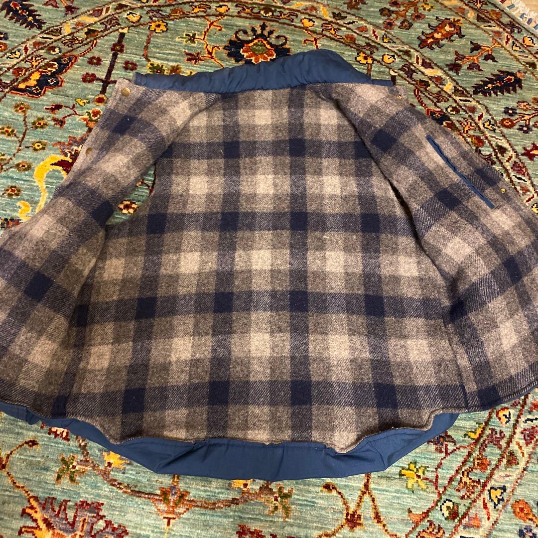 Woolrich ネイビー ベスト リバーシブル