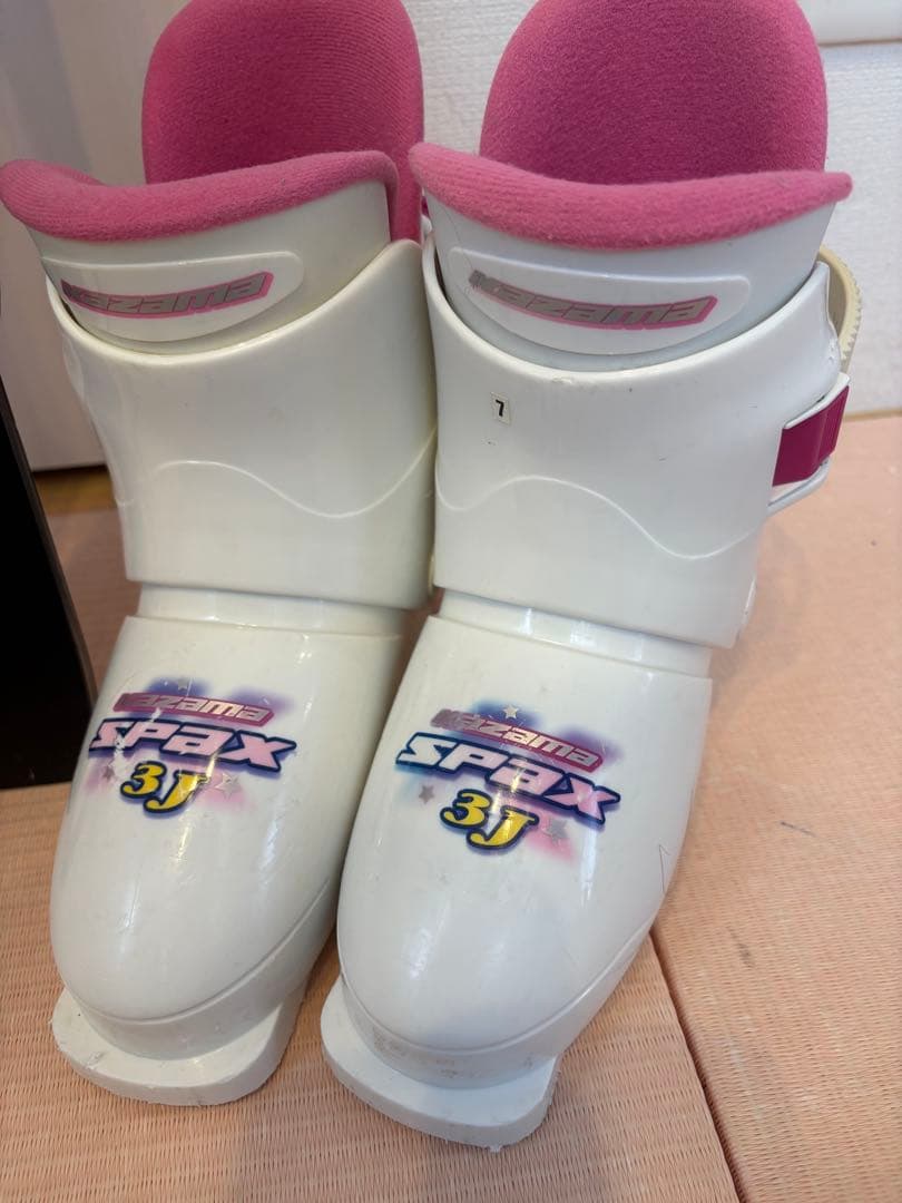 KAZAMA スキー板　ストック　スキーブーツ