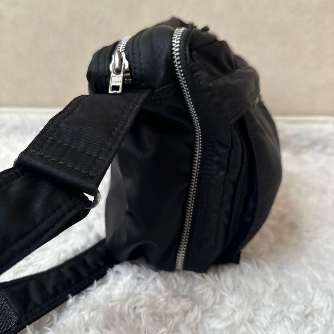 PORTER ポーター　タンカー　新型　二層式　ショルダー　バッグ　ブラック