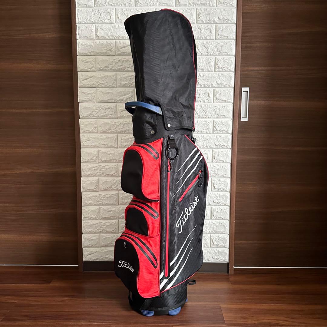 美品 Titleist タイトリスト 9型 キャディバック 軽量 耐水モデル