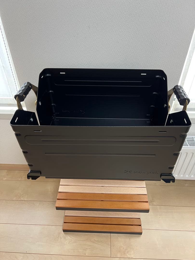 Bセット　スノーピーク シェルフコンテナ50 雪峰祭 2023春限定　ブラック