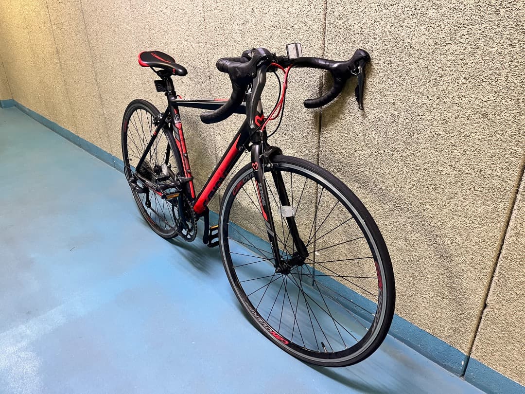 CANOVER　 ZENOS ロードバイク 3×7速 赤黒 　 引取大歓迎