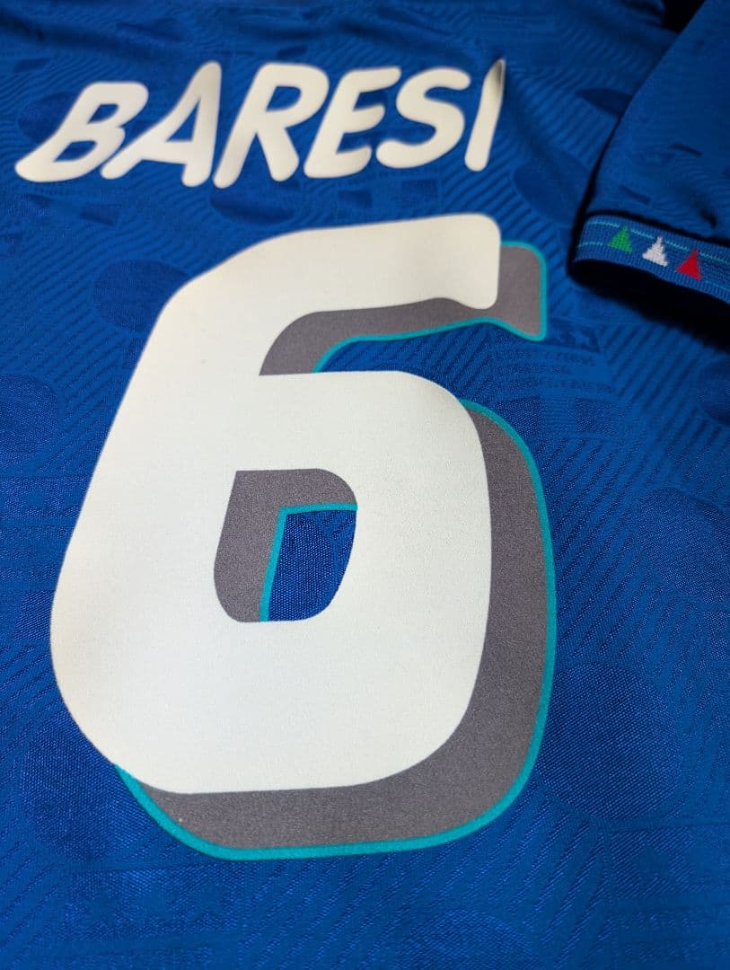 【当時のオリジナル！】イタリア代表 /バレージ/H/94年Wモデル