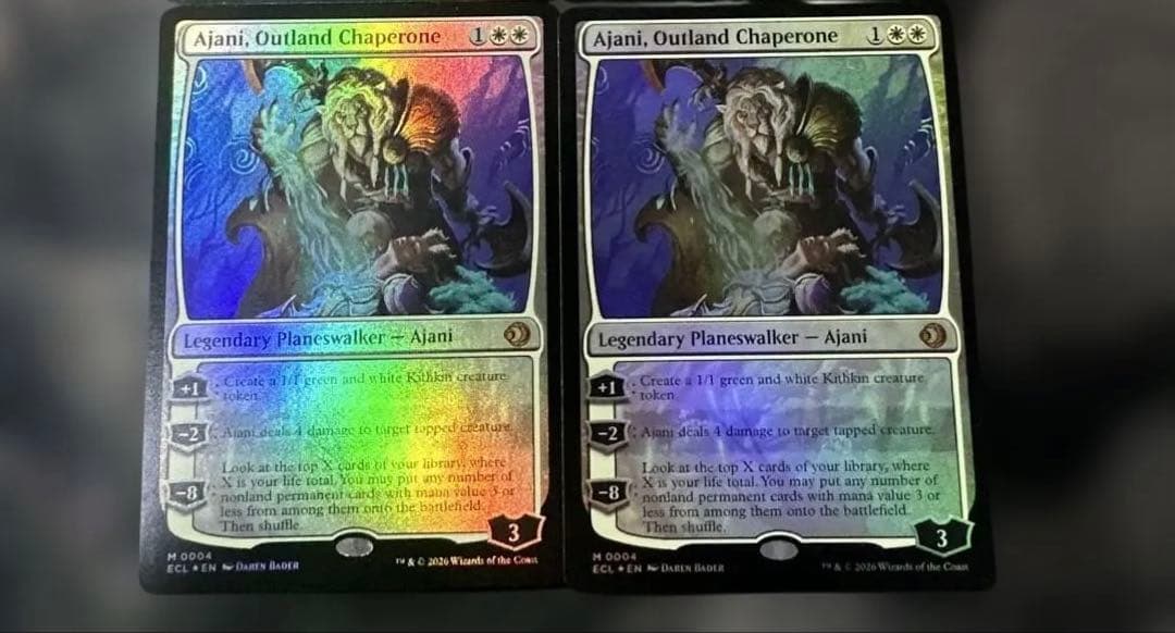 MTG 辺境地の御目付役、アジャニ【Foil】英英英英