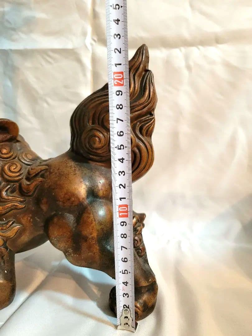 ヴィンテージ品　 ブロンズ獅子 置物