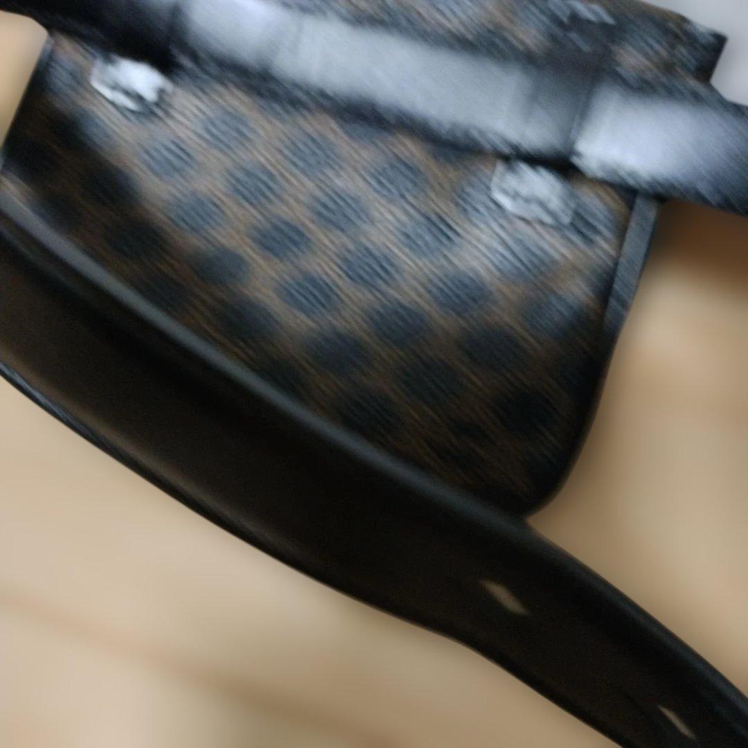 CELINEブラックドットパターンボディウエストバッグ