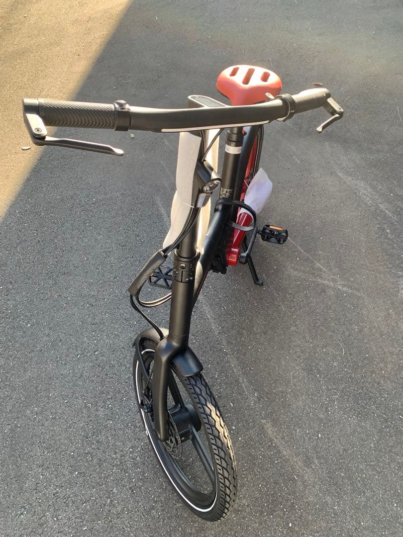 レキシントン　HONBIKE PLUS 赤黒(バッテリー*2、カゴ*1)