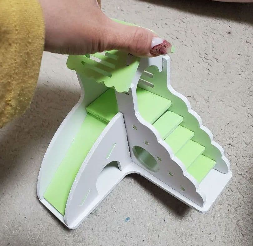 ハムスターケージ　クリーンケージ アスレチック おもちゃ 砂場 トイレ セット