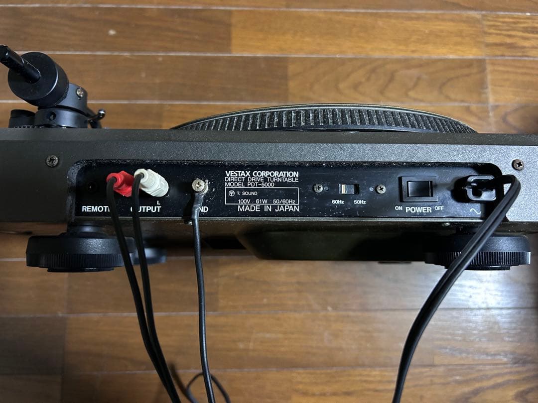 Vestax PDT-5000 ターンテーブル ※おまけ追加しました。
