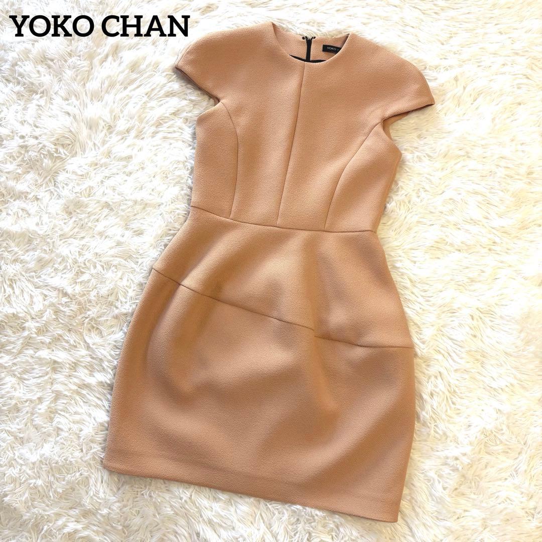 LilyM✨ヨーコチャン フレンチスリーブ 膝丈ワンピース ドレス