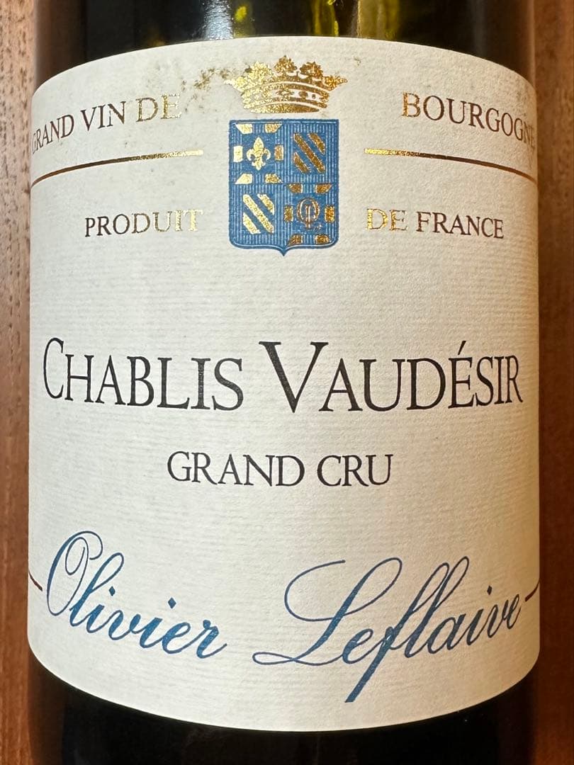 オリヴィエ・ルフレーヴ　シャブリ ヴォーデジール グラン・クリュ 2014 白