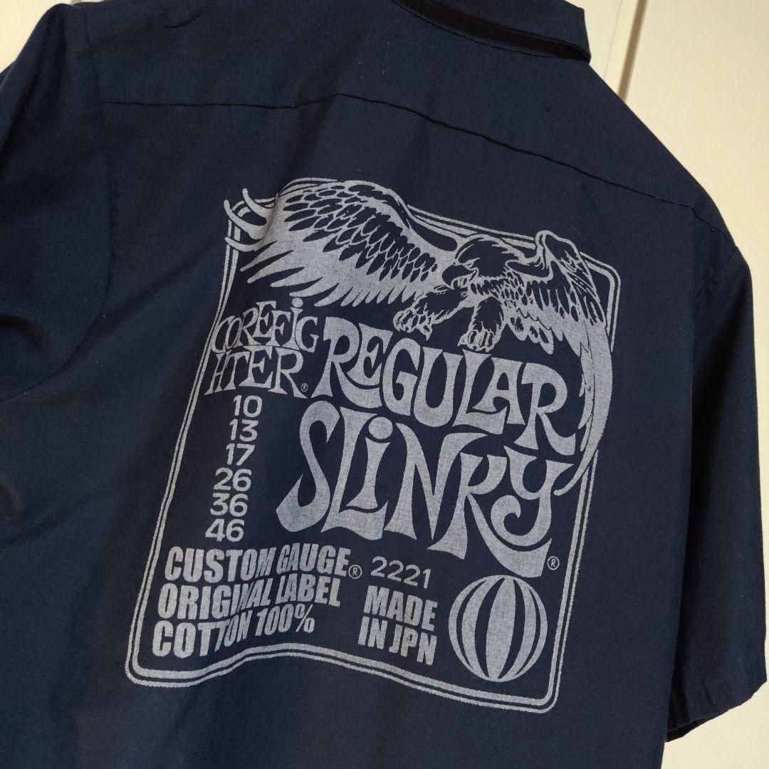 R【閲覧数462】REGULAR SLINKY ネイビーシャツ コットン100%
