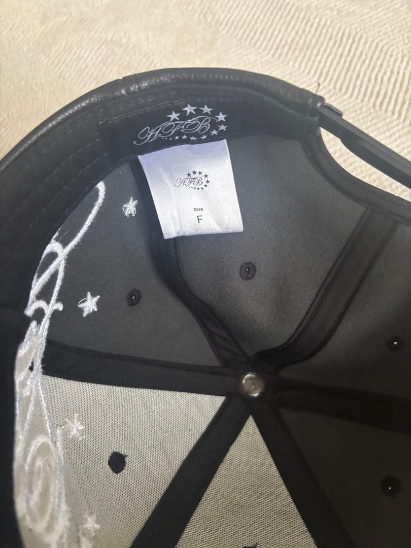 AFBブラックレザーキャップ