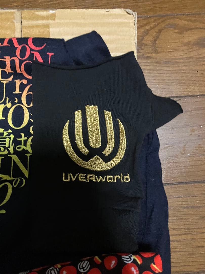 UVERworld グッズ グローブ ゴールド Tシャツ ハンカチ バンダナ