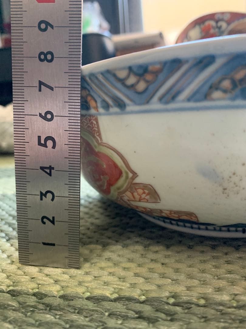 古伊萬里 色絵金彩花鳥蝴蝶紋鉢 古美術品