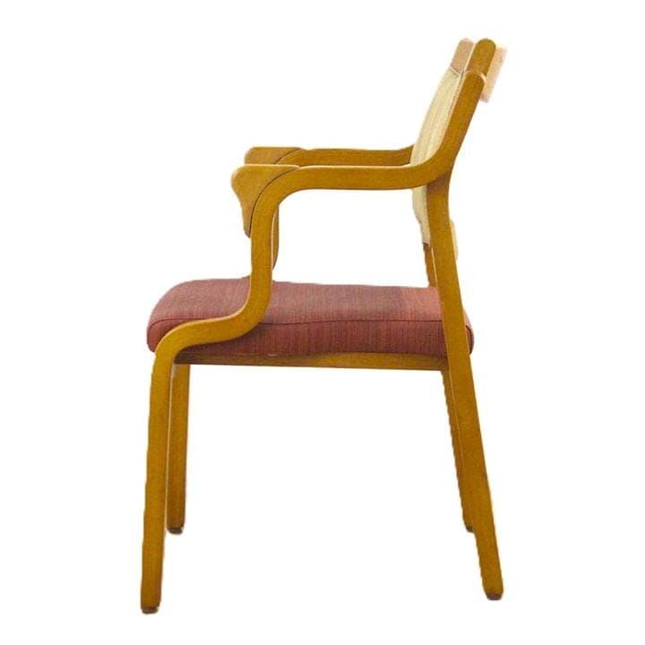 前滑りしにくいイス　国産張地　筋目　ウエービングテープ仕様座面