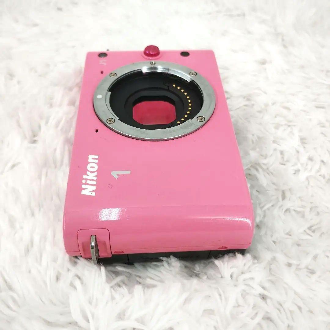 Nikon 1 J1 ピンク ✨️ バッテリー　充電器　箱　ストラップ