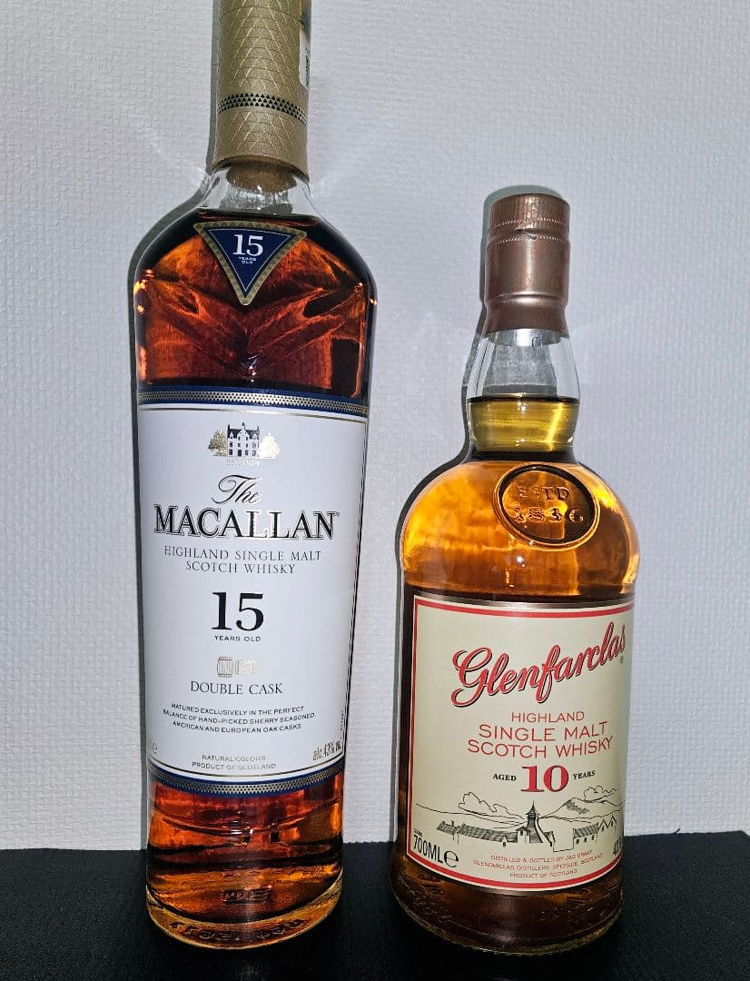 マッカラン15年&グレンファークラス10年