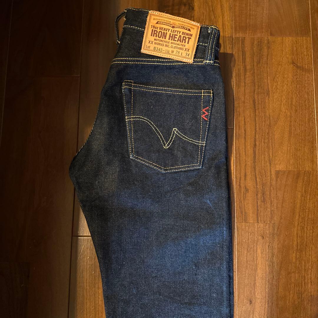 パンツ IRON HEART 19oz LEFTY DENIM 634S-19L
