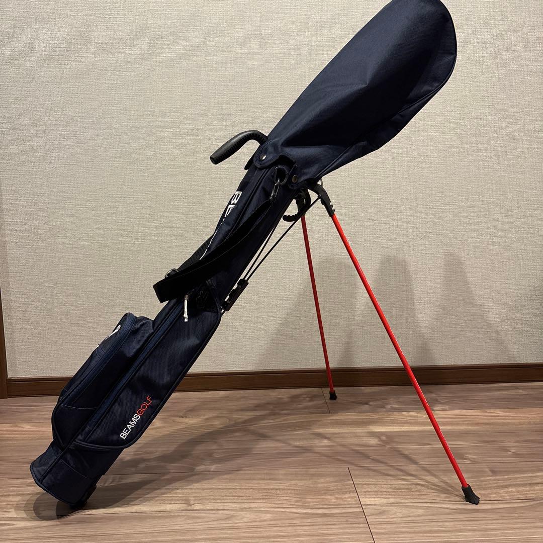 BEAMS GOLF スタンド式ゴルフバッグ ネイビー