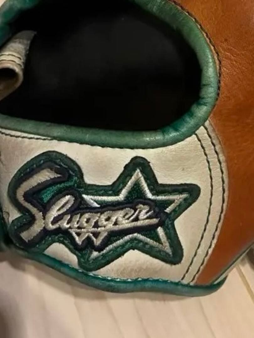 久保田スラッガー　Slugger 軟式グローブ ブラウン/グリーン