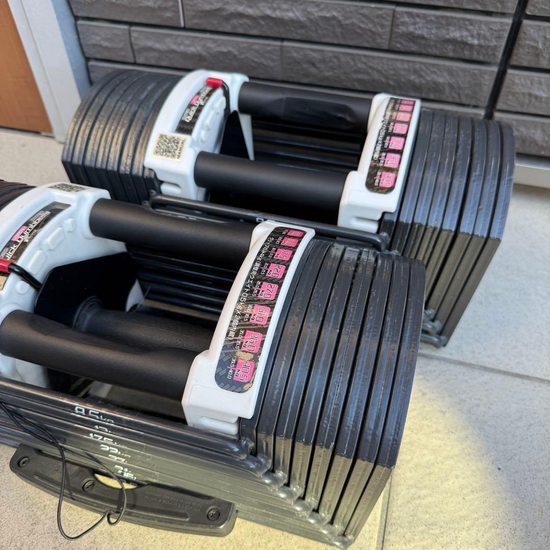 動作OK FlELDOOR クイック 可変式 ブロックダンベル 40kg ①