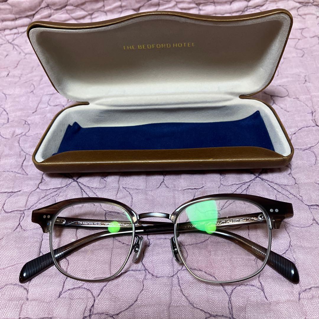 the bedford hotel メガネBFH-14 ブラウンササ